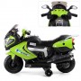 Детский мотоцикл BMW M 3625 EL-5: EVA, 3-7 км/ч, 50W - ЗЕЛЕНЫЙ