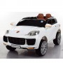 Детский электромобиль Porsche M 3557 EBLR-1: 7 км/ч, кожа, EVA, 2.4G - WHITE