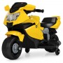 Детский мотоцикл M 4160-6: 25W, 6V4Ah, 3 км/ч - ЖЕЛТЫЙ