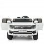 Детский двухместный электромобиль Volkswagen M 3894 EBLR-1: 4x4, 7 км/ч, EVA, кожа - БЕЛЫЙ