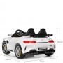 Детский двухместный электромобиль M 3905 EBLR-1 (Mercedes AMG GT R): 140W, 7 км/ч, EVA, кожа - БЕЛЫЙ