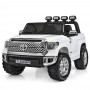 Детский электромобиль TOYOTA Tundra JJ2266A EBLR-1: 2.4G, 70W, 7 км/ч, EVA-колеса, кожа - БЕЛЫЙ