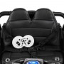 Детский электромобиль Land Rover M 4150 EBLRS-2: 2,4G, 4x18W, 12V10A, EVA, свет капот, багажник кожа - ЧЕРНЫЙ ЛАК