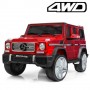 Детский электромобиль M 3567 EBLRS-3 4WD (Mercedes G65 VIP): 4x4, 180W, 8 км/ч, EVA, кожа - КРАСНЫЙ (ПОКРАСКА)