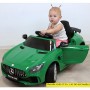 Детский электромобиль M 3904 EBLR-5 (Mercedes AMG GT R): 70W, 6 км/ч, EVA, кожа - ЗЕЛЕНЫЙ