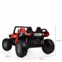 Детский электромобиль джип Buggy M 4170 EBLR-3: 2,4G, EVA, 4x4, кожа- КРАСНЫЙ