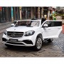Детский электромобиль Mercedes M (MP4) 3565 EBLR-1: 2xМеста, 4x35W, 12V 14A, EVA, кожа - БЕЛЫЙ