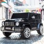 Детский электромобиль Mercedes AMG G63 (S306): 2.4G, EVA, 60W, эко-кожа, 3-6 км/ч - ЧЕРНЫЙ