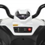 Детский квадроцикл M 4131 E-1: 40W, 1 аккум. 6V4, EVA, кожа - ЧЕРНО-БЕЛЫЙ