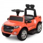 Детская машина-толокар 2в1 M 3575 EL-7 (FORD F150): 6V, родительская  ручка, EVA-колеса - ОРАНЖЕВЫЙ