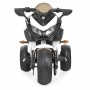 Детский мотоцикл Bambi M 4274 EL-1: 12V 7A, 70W, EVA, кожа - БЕЛЫЙ