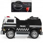 Детский двухместный электромобиль M 3828 EBLR-2 Полиция: 7км/ч, 4 мотора, 12V 10A, EVA-колеса, КОЖА - ЧЕРНЫЙ