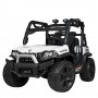 Детский электромобиль джип Buggy M 4269 EBLR-1: MP3, EVA, 4x25W, кожа- БЕЛЫЙ