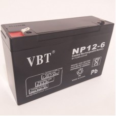 Аккумулятор для детского электромобиля 6V 12A (VBT NP 12-6): 150x50x100mm