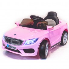 Детский электромобиль M 3270 EBLR-8 BMW: 2.4G, EVA, 7 км/ч, кожа - РОЗОВЫЙ