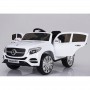 Детский электромобиль Mercedes M 3829 EBLR-1: 2.4G, EVA, 7 км/ч, кожа - БЕЛЫЙ