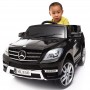 Детский электромобиль M 3568 EBLRS-2 (Mercedes ML 350): 70W, 6 км/ч, EVA, кожа - BLACK PAINT