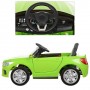 Детский электромобиль M 3270 EBLR-5: 2.4G, EVA, 7 км/ч, кожа - ЗЕЛЕНЫЙ