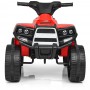 Детский квадроцикл M 3893 L-3: кожаное сиденье - КРАСНЫЙ