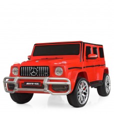 Детский электромобиль Mercedes G63 AMG: M 4259 EBLR-3: 2х местный, 8км/ч, 180W, 4x4, USB/SD - КРАСНЫЙ