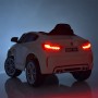 Детский электромобиль BMW X6M JJ 2199 EBLR-1: 70W, 7 км/ч, 2.4G. EVA-колеса, Кожа - БЕЛЫЙ
