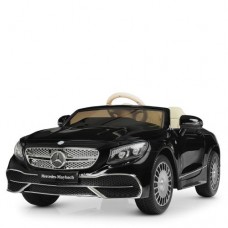 Детский электромобиль Mercedes Maybach M 4210 EBLRS-2: 6 км/ч, кожа, EVA, 2.4G - ЧЕРНЫЙ