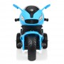 Детский мотоцикл M 3965 EL-4: EVA, 50W, 5км/ч, MP3/USB/SD, свет корпуса, эко-кожа - СИНИЙ