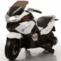 Детский мотоцикл BMW М 3282 EL-1: EVA, кожа, 7 км/ч, 90W - БЕЛЫЙ