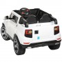 Детский электромобиль BMW M 3107 EBLR-1: 9 км/ч, 4 мотора, 12V 10A, EVA-колеса +КОЖА - БЕЛЫЙ