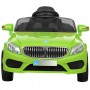Детский электромобиль M 3270 EBLR-5: 2.4G, EVA, 7 км/ч, кожа - ЗЕЛЕНЫЙ