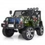 Детский электромобиль Jeep M 3237 EBLR-18: 12V 14A, 4x4, 8 км/ч, EVA, Кожа, 2.4G - ХАКИ