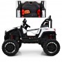 Детский электромобиль M 3804 EBLR-1: 4x4, 12V14A, 7 км/ч, EVA, кожа - БЕЛЫЙ