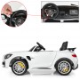 Детский двухместный электромобиль M 3905 EBLR-1 (Mercedes AMG GT R): 140W, 7 км/ч, EVA, кожа - БЕЛЫЙ