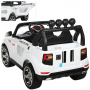 Детский электромобиль BAMBI ДЖИП M 3118 EBRL-1: 2.4G, EVA, 140W, 4x4, 9км/ч, кожа - БЕЛЫЙ