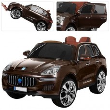 Детский электромобиль MASERATI M 3288 EBLRS-17: 2.4G, EVA, 8 км/ч, кожа - ШОКОЛАД ПОКРАСКА