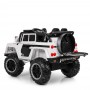 Детский электромобиль M 4150 EBLR-1: 2,4G, 4x18W, 12V10A, EVA, свет капот, багажник кожа - БЕЛЫЙ