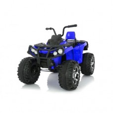 Детский квадроцикл M 3999 EBLR-4: 2.4G, 140W, EVA, кожа, 7 км/ч, 4x4 - СИНИЙ