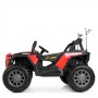 Детский электромобиль джип Buggy M 4248 EBLR-3(24V): MP3, EVA, 12 км/ч, кожа - КРАСНЫЙ