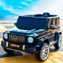 Детский электромобиль Mercedes AMG G63 (S306): 2.4G, EVA, 60W, эко-кожа, 3-6 км/ч - ЧЕРНЫЙ