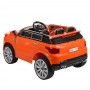 Детский электромобиль Land Rover M 2775 EBLR-7: EVA-колеса, кожа - ОРАНЖЕВЫЙ