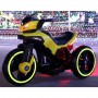 Детский мотоцикл M 3927-6: 50W, USB/MP3, подсветка колес - ЖЕЛТЫЙ