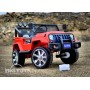 Детский электромобиль Jeep M 3237 EBLR-3: 4x4, 7 км/ч, EVA, Кожа, 2.4G - КРАСНЫЙ