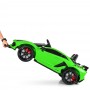 Детский электромобиль M 4093 EBLR-5 LAMBORGHINI AVENTADOR: 2.4G, EVA, 70W, кожа - САЛАТОВЫЙ