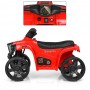 Детский квадроцикл M 3893 L-3: кожаное сиденье - КРАСНЫЙ