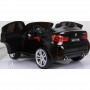 Детский двухместный электромобиль BMW X6M JJ 2168-2: 7 км/ч, 2.4G. EVA-колеса, Кожа - ЧЕРНЫЙ