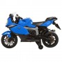 Детский мотоцикл BMW M 3636 EL-4: 12V, 45W, EVA, кожа - СИНИЙ