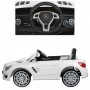 Детский электромобиль Mercedes M 3283 EBLR-1: 2.4G, EVA, кожа - БЕЛЫЙ