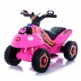 Детский толокар-мотоцикл М 3558 E-8: 6V, 18W, EVA - РОЗОВЫЙ