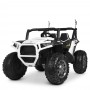 Детский электромобиль джип Buggy M 4248 EBLR-1: MP3, EVA, 5 км/ч, кожа- БЕЛЫЙ