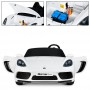 Детский легковой электромобиль Porsche Cayman M 4055 AL-1: 15 км/ч, EVA, USB - Белый
